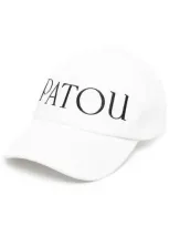 Patou Logo Cap In White