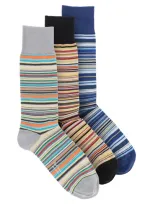 Paul Smith Signature Stripe Socks In Multicolor