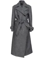 Pinko Calice Coat In Grey