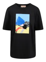 Plan C T-shirt With Graphic Print In Black