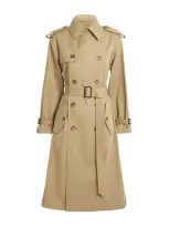 Polo Ralph Lauren Double-breasted Trench Coat In Beige