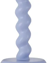 Polspotten Blue Twister M Candle Holder In Light Blue