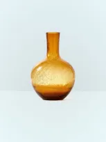 Polspotten Large Ball Body Vase In Yellow