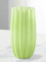 Polspotten Melon Vase - 15" In Olive Green