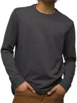 Prana Ronnie Ii Long Sleeve T-shirt In Dark Sky Heather