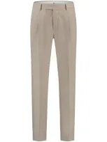 Pt Torino Pressed Crease Trousers In Nude