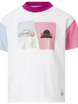 Puma Girls   Lol S&s Colorblock T-shirt In White/multi