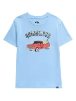 Quiksilver Kids' Burnin' Out Graphic T-shirt In Airy Blue