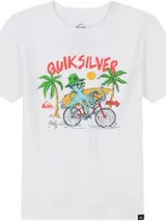 Quiksilver Kids' Octo Cruzer Cotton Graphic T-shirt In White