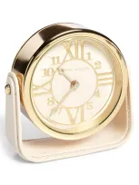 Ralph Lauren Brennan Desk Clock In Cream