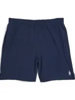 Ralph Lauren Kids' Embroidered-logo Shorts In Navy