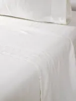 Ralph Lauren Linen Double Flat Sheet In Ivory