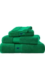 Ralph Lauren Polo Player Bath Towel In Green