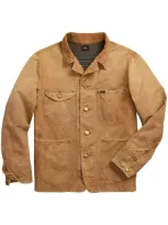 Ralph Lauren Rrl Lynn Jacket-lined-shirt Jacket In Neutrals