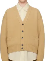 Recto Tan Ruth Cardigan In Camel