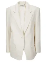 Rohe Single-breasted Blazer In Neutrals