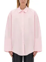 Rotate Birger Christensen Oversize Shirt In Pink