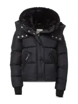 Sam Girls' Lara Hooded Down Jacket - Big Kid In Black