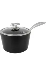 Scanpan Pro Iq Saucepan With Lid In Black