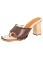 Shekudo Cuzco Heels Hickory Brown