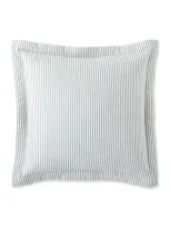 Sherry Kline Home Serene Scenes Striped Euro Sham In Blue