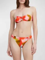 Solid & Striped The Tati Bikini Top In Blur Print