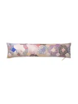 St. Frank Kaleidoscope Shell Quilted Linen-cotton Pillow In Multi