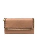 Stella Mccartney Falabella Chain-link Purse In Brown