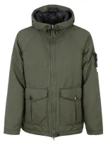 Stone Island David Tc Down Jacket In Green