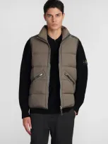 Stone Island Puffer In Brown