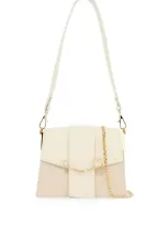 Strathberry Crescent Box Bag In White