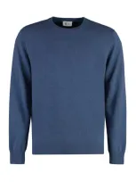 The (alphabet) The (knit) - Wool And Cashmere Sweater In Blue