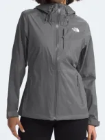 The North Face Alta Vista Water Repellent Hooded Jacket In Smoked Pearl