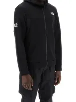 The North Face Felpa In Pile Con Cappuccio In Black