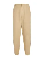 The Row Marlon Cotton Chinos In Beige