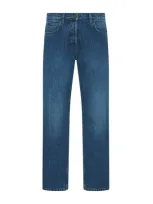 The Row Riaco Mid-rise Slim Jeans In Blue