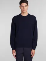 Theory Navy Hilles Sweater In Blue