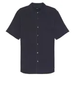 Theory Short Sleeve Shirt In Baltic