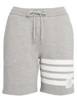 Thom Browne 4-bar Shorts In Grey