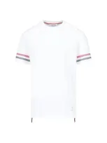 Thom Browne Sleeve Detail T-shirt In White