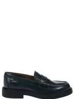 Tod's Round Toe Loafers In Green