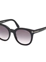 Tom Ford Sunglasses In Nero/grigio Sfumato