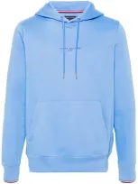 Tommy Hilfiger Tipped Cuffs Hoodie In Blue