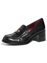 Tory Burch Classic Heeled Loafers 55mm Perfect Black