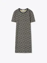 Tory Burch Printed Cotton T-shirt Dress In Multi