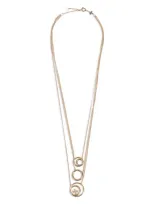 Tory Burch Triple Necklace In Gold