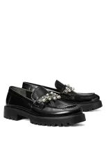 Tory Burch Women's Embellished Classic Loafers In Perfect Black