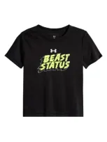 Under Armour Kids' Ua Tech™ Beast Status Graphic T-shirt In Black