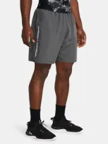 Under Armour Men's    Tech™ Woven Wordmark Shorts Castlerock In Gray