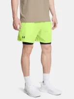 Under Armour Men's    Vanish Woven 2-in-1 Shorts Morph Green